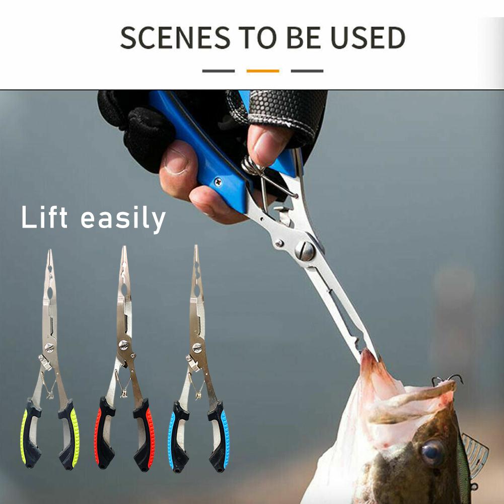 Alicates de pesca largos, pinz - Fishing Belt reseña y precio